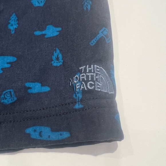 North Face Shorts Mens Medium Blue Cargo V Belted Performance Stretch Adult - Picture 2 of 8